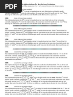 Cable Abbreviations With Woven Cable Pattern