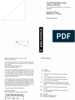 Marcus George - Fisher Michael - Una Crisis de La Representacion - La Antropologia Como Critica Cultural