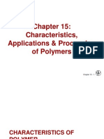 CH 15-Characteristics, Applications and Processing of Polymers