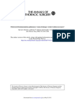 Obstructed Hemianomalous Pulmonary Venous Drainage: Is Intervention Necessary?