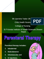 Parenteral Medication