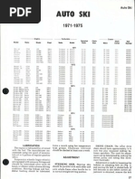 Auto Ski Models 1971 1975