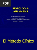 Semiología Médica - Anamnesis