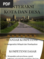 Interaksi Desa-Kota