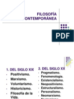 Filosofía Contemporánea