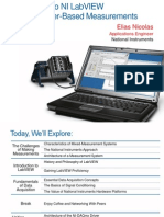 Introduction To LabVIEW and Computer-Based Measurements