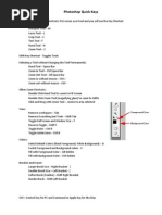 Photoshop Quick Shortcut Keys