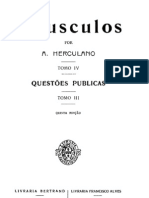 Opúsculos, de Alexandre Herculano, Vol. 4