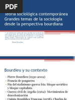 Teoría Sociológica Contemporánea BOURDIEU