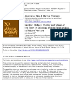 Gender Role, Gender Identity, Core Gender Identity. Usage and Definition of Terms PDF