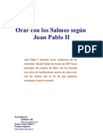 Juan Pablo II - Orar Con Los Salmos