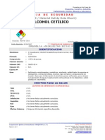 Msds Alcohol Cetilico