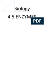 Biology Form 4 Chapter 4.5 Enzymes