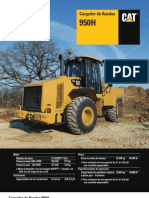 Cargadores de Ruedas Cat Specalog 950h Wheel Loader Espanol