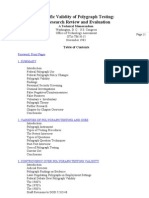 Scientific Validity of Polygraph Testing