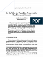 Schinke-Llano 1993 Vygotskian Approach For L2A