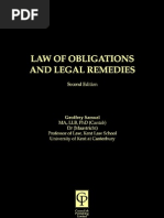 Law of Obligations and Legal Remedies