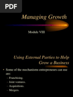 Managing Growth