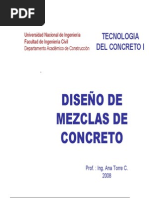 Dosificación Del Concreto