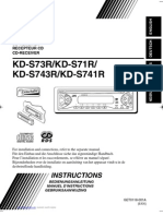 KD-S73R/KD-S71R/ KD-S743R/KD-S741R: Instructions