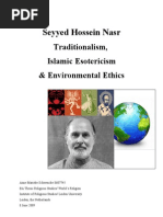 Traditionalism, Islamic Esotericism& Environmental Ethics