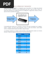 Decodificación BCD A Código de 7 Segmentos