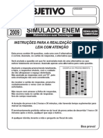 Simulado de Matemática Objetivo Enem