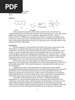 Lab Report - Diels Alder Reaction