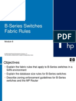 Brocade Switch 09-M6-B Series Fabric Rules