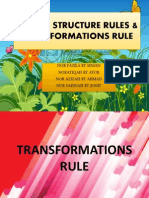 Phrase Structure Rules & Transformations Rule