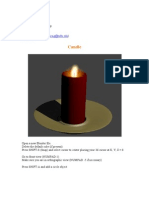 Blender Candle Modeling Tutorial