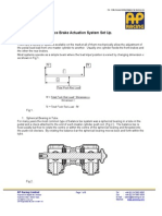 Race Brake Actuation System Set Up.: Balance Bar Systems