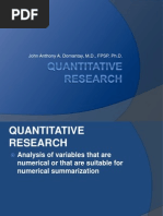 Quantitative Research