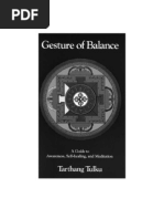 Tarthang Tulku Gesture of Balance