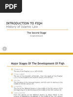 History of Fiqh Stage 2 & 3