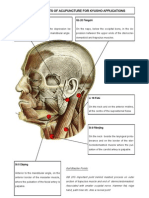 Standard Points of Acupuncture For Kyusho Applications