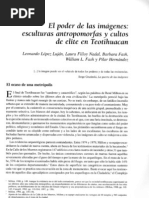 Articulo El Poder de Las Imagenes Esculturas Antropomiorfas Y Cultos de Elite en Teotihuacan PDF