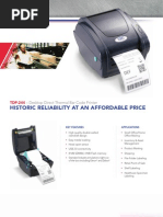 TSC TDP-244 Desktop Printer Brochure