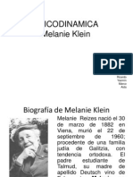 Psicodinamica de Melanie Klein