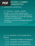 Variacion y Cambio Lingüistico PDF