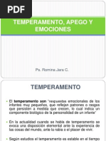 Temperamento, Apego y Emociones