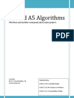 A3 and A5 Algorithms