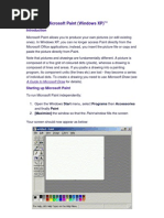 A Guide To Microsoft Paint (XP)