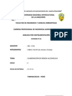 Informe de Elaboracion de Bebida Alcoholica de Carambola