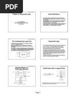 Chapter 3: Sequential Logic Some Definitions: Dr. Tim Mcguire Sam Houston State University