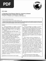 Otc-6333 - Dedicated Finite Element Model For Analyzing Upheaval Buckling Response of Submarine Pipelines