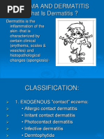 Eczema and Dermatitis