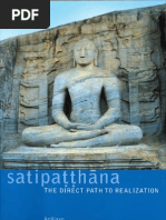 Satipatthana The Direct Path To Realization by Analayo