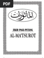 Zikir Pagi - Petang AL-MATSUROT (Transliterasi Arab-Latin)