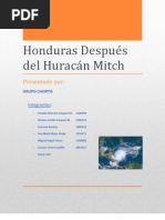 Honduras Después Del Huracán Mitch